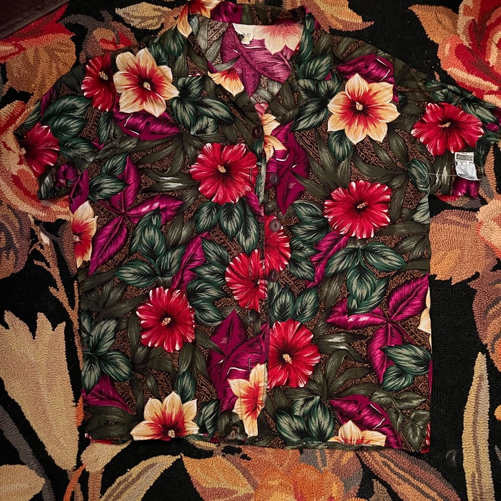 Floral  1950’s reproduction Hawaiian Shirt